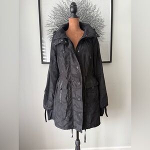 Blanc Noir Camo Anorak  black Jakets women’s